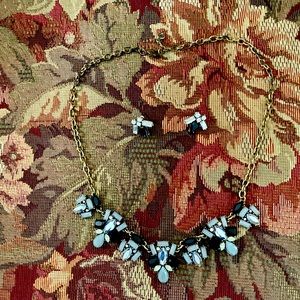 Loft necklace and post earrings